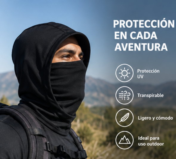 Buzo Unisex con Capucha y Tapabocas Integrado – Cobertura Total